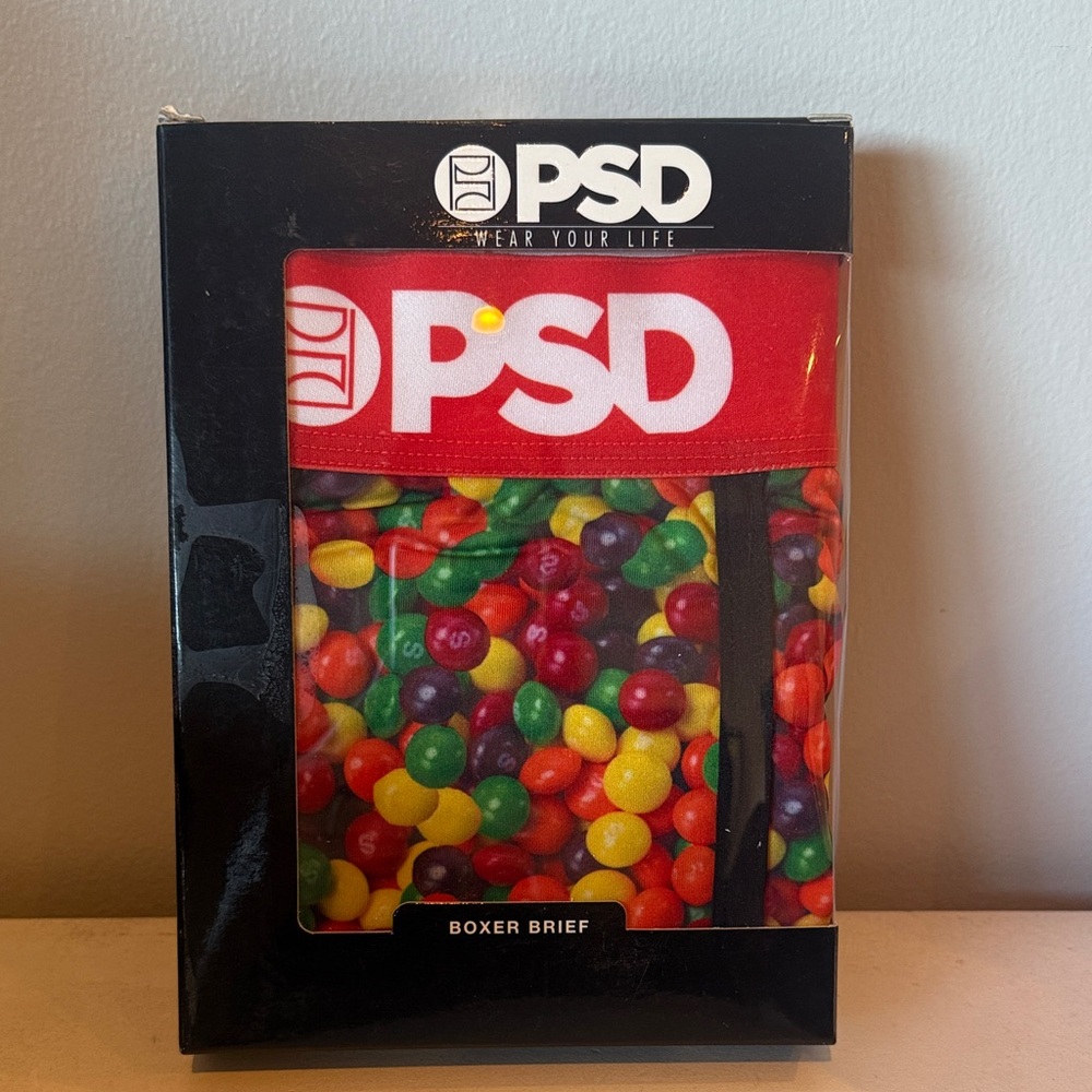 PSD Multicolor Boxer Briefs - Red, Green, Yellow, Purple